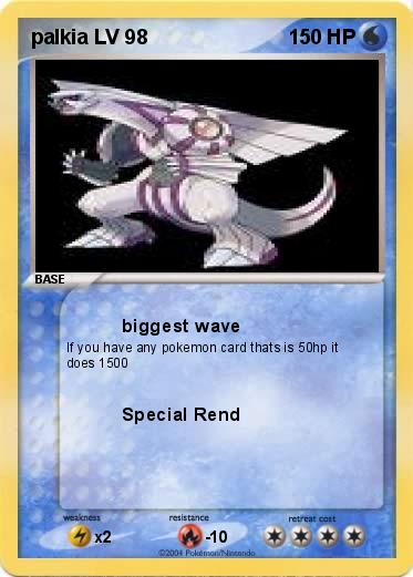 Pokemon palkia LV 98