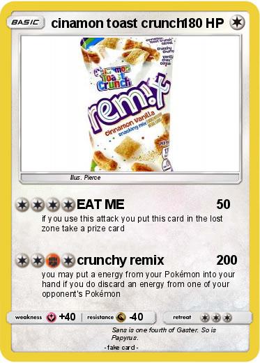 Pokemon cinamon toast crunch