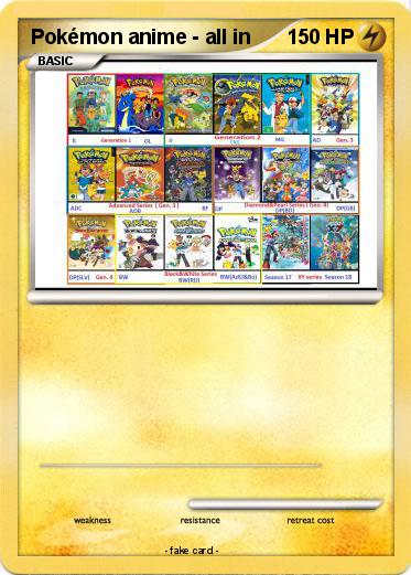 Pokemon Pokémon anime - all in