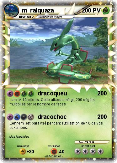 Pokemon m  raiquaza