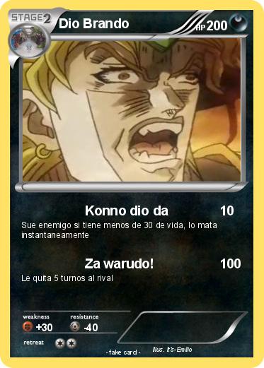 Pokemon Dio Brando