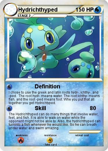 Pokemon Hydrichthyped