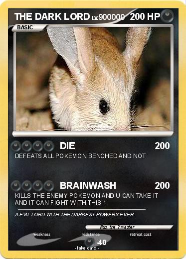 Pokemon THE DARK LORD