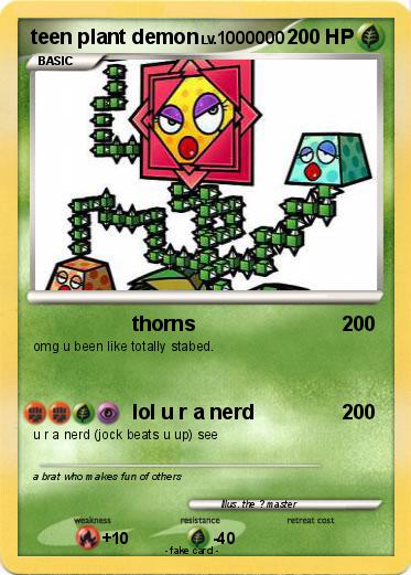 Pokemon teen plant demon