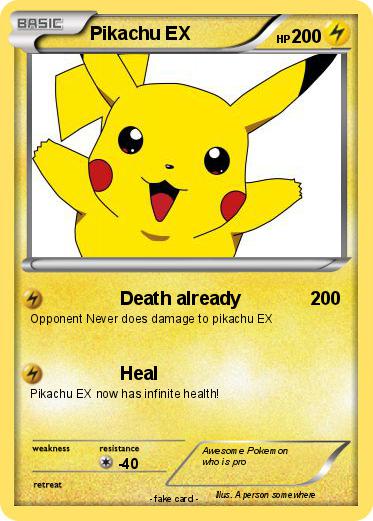 Pokemon Pikachu EX