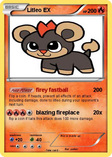 Pokemon Litleo EX