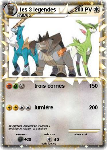 Pokemon les 3 legendes