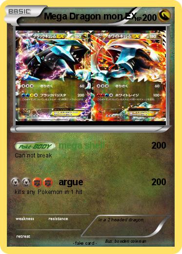 Pokemon Mega Dragon mon EX