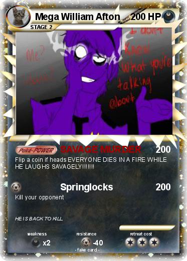 Pokemon Mega William Afton