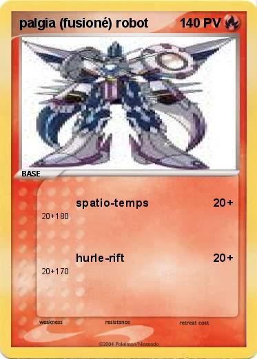 Pokemon palgia (fusioné) robot