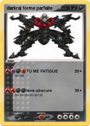 Pokemon darkrai forme parfaite