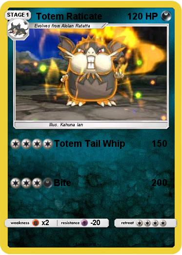 Pokemon Totem Raticate