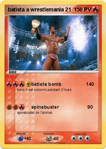 Pokemon batista a wrestlemania 21