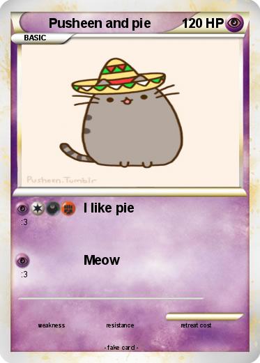 Pokemon Pusheen and pie