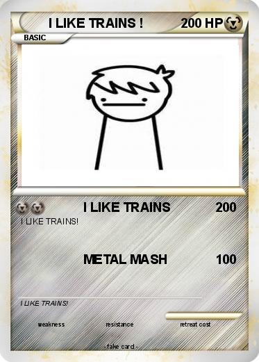 Pokemon I LIKE TRAINS !