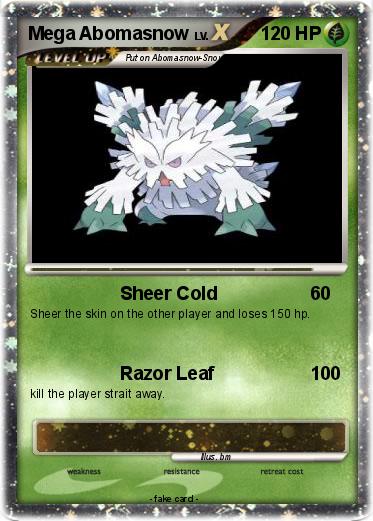 Pokemon Mega Abomasnow