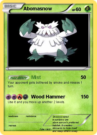 Pokemon Abomasnow