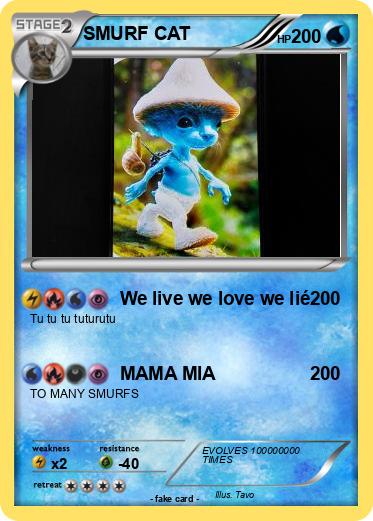 Pokemon SMURF CAT