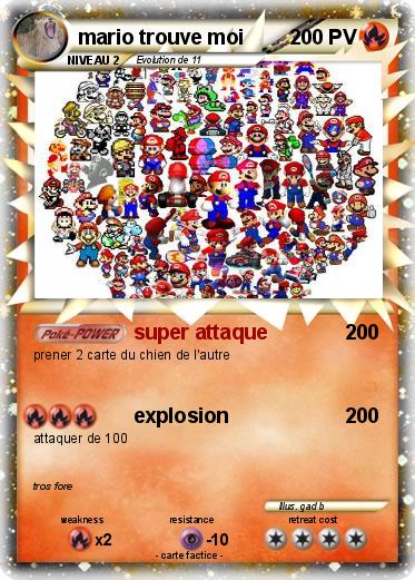 Pokemon mario trouve moi