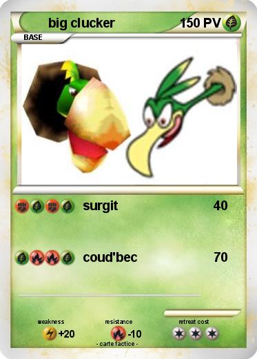 Pokemon big clucker
