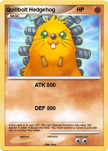 Pokemon Quillbolt Hedgehog