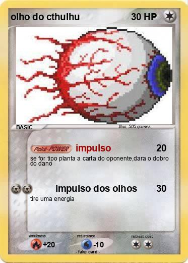 Pokemon olho do cthulhu