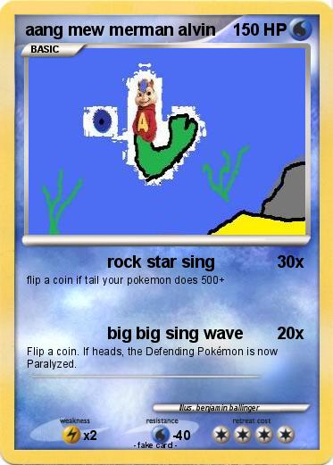 Pokemon aang mew merman alvin