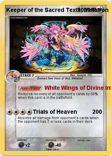 Pokemon Keeper of the Sacred Texts, Metatron