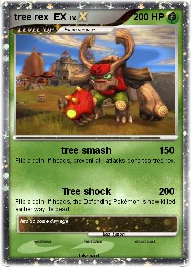 Pokemon tree rex  EX