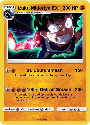 Pokemon Izuku Midoriya EX