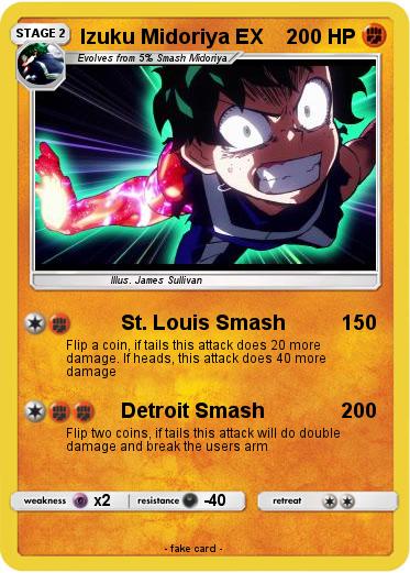 Pokemon Izuku Midoriya EX
