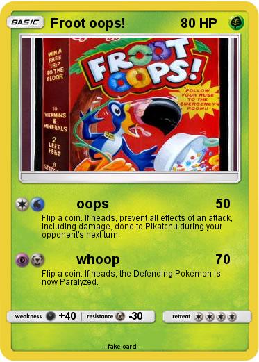 Pokemon Froot oops!