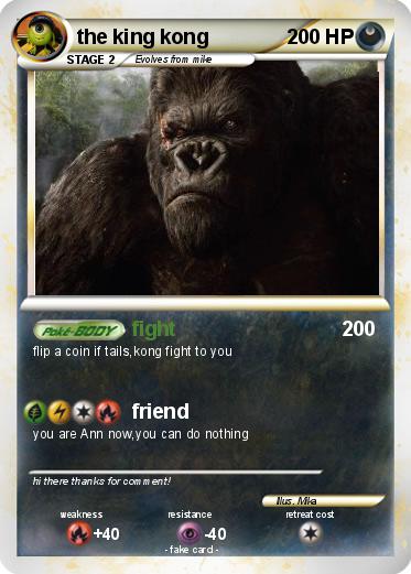 Pokemon the king kong