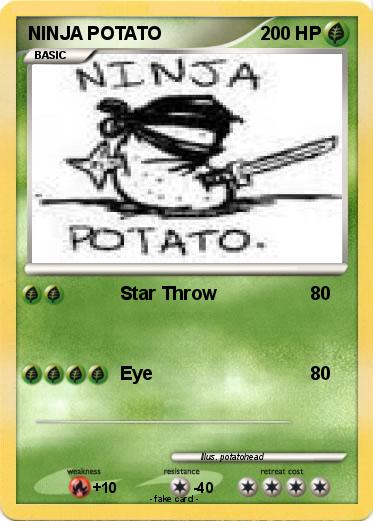 Pokemon NINJA POTATO