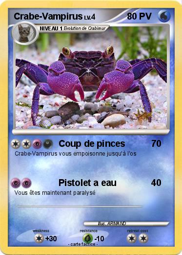 Pokemon Crabe-Vampirus