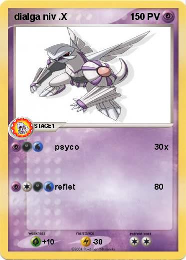 Pokemon dialga niv .X