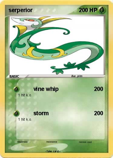 Pokemon serperior