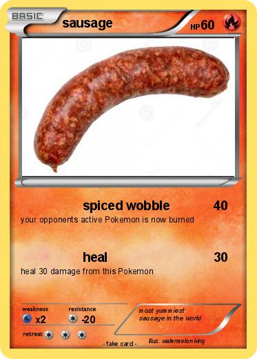 Pokemon sausage