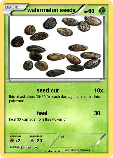 Pokemon watermelon seeds