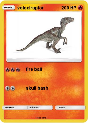 Pokemon volociraptor