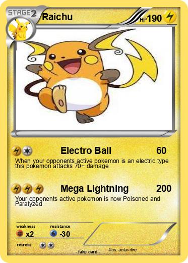 Pokemon Raichu