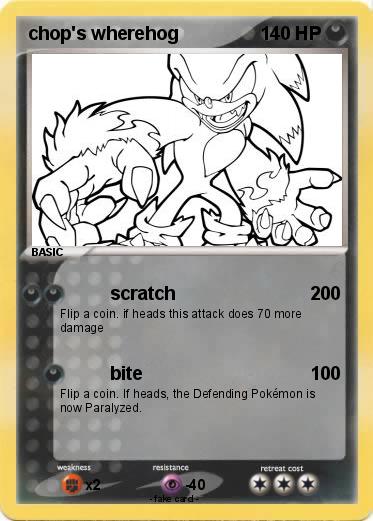 Pokemon chop's wherehog