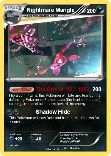 Pokemon Nightmare Mangle