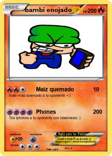 Pokemon bambi enojado