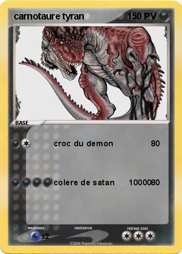 Pokemon carnotaure tyran