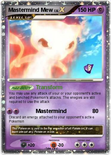 Pokemon Mastermind Mew