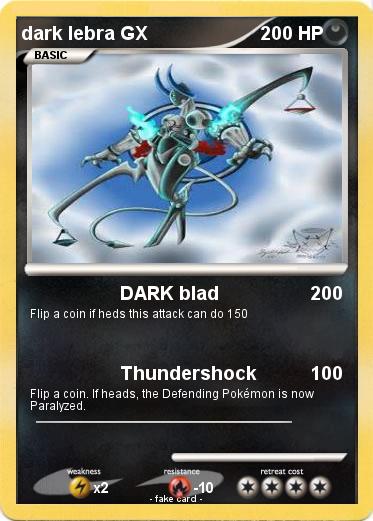 Pokemon dark lebra GX