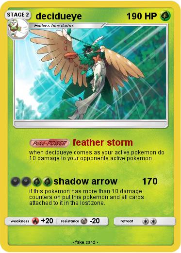 Pokemon decidueye