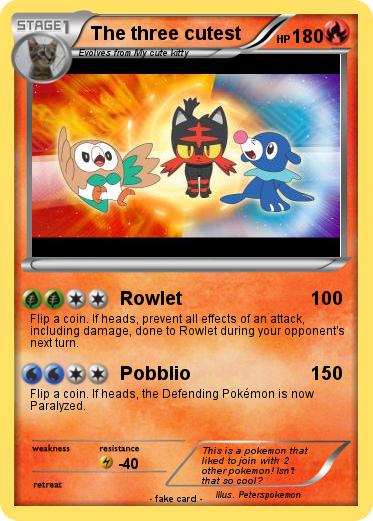 Pokemon The three cutest