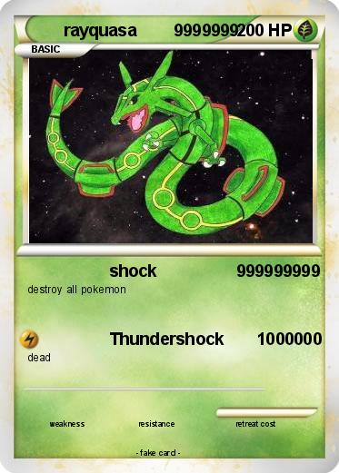 Pokemon rayquasa        9999999